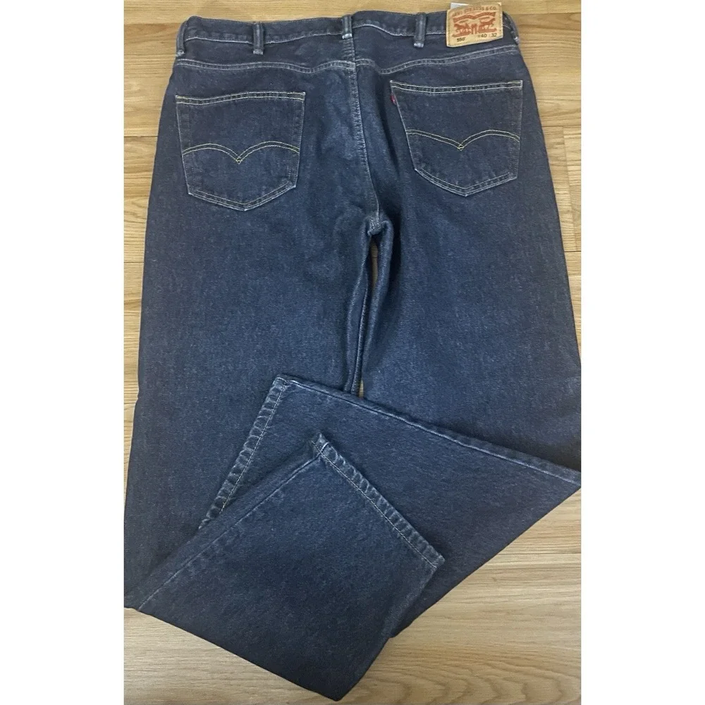 Levi's 550 Men's Relaxed Fit Jeans 40x32 Blue Stonewash Denim NWOT's